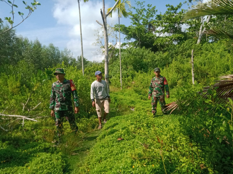 Giat Dari Babinsa Koramil 06 Merbau Dalam Mencegah Karhutla