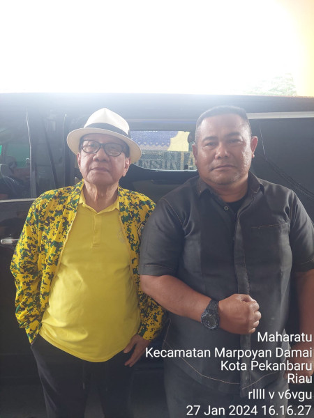 Ir H Akbar Tanjung Temu Ramah Dengan Pembina LSM Tipikor Kriminalitas Provinsi Riau