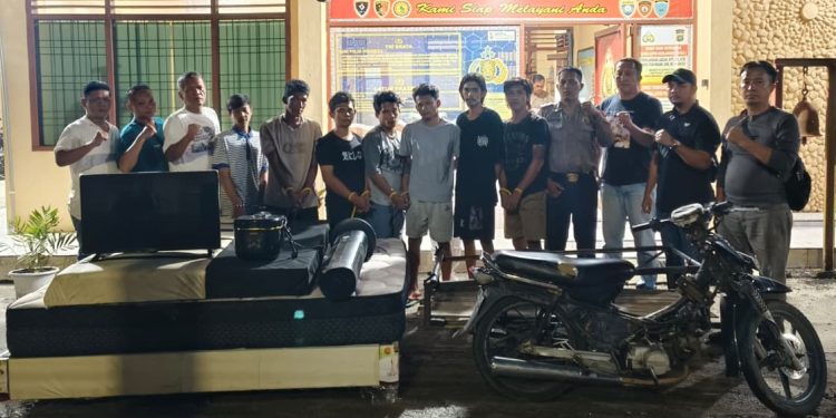 Bukan Sekadar Bobol Rumah, Jaringan Maling Serba Bisa Dibekuk Polsek Bangun! 7 Pelaku Diamankan, 1 DPO Masih Diburu