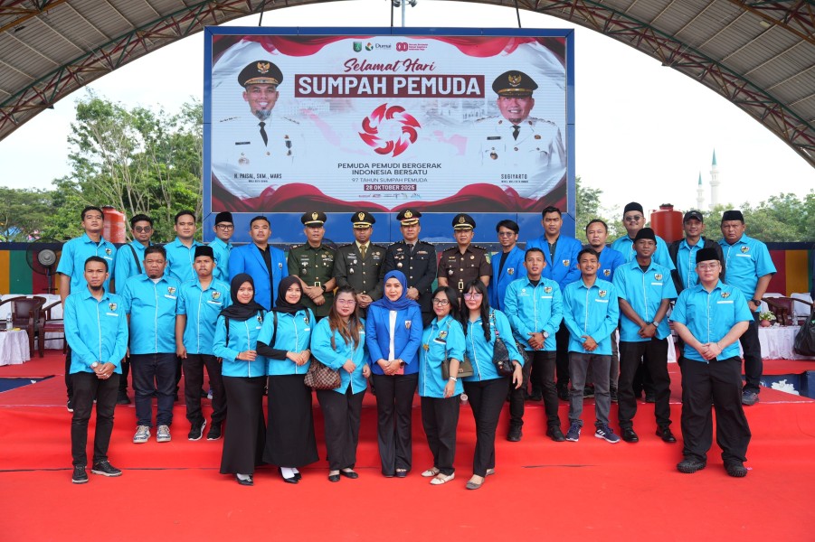 Pemuda Dumai Tegakkan Nilai Kebangsaan, KNPI Ambil Peran di Upacara Sumpah Pemuda