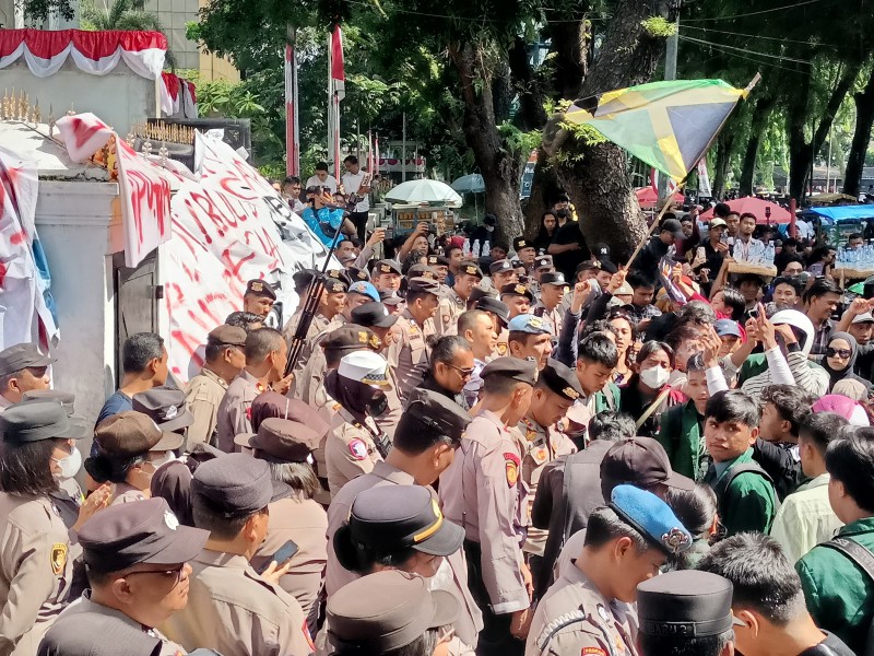 Puluhan Orang Diamankan Dalam Aksi Unjuk Rasa di Sumut Kini Dipulangkan, 2 Orang Positif Narkoba ditindaklanjuti