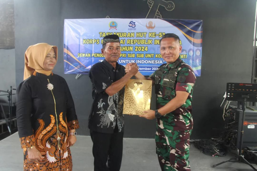Wujud Support Kepada Anggota, Dandim Pati Hadiri Tasyakuran HUT Ke-53 Korpri Jajaran Kodim 0718/Pati