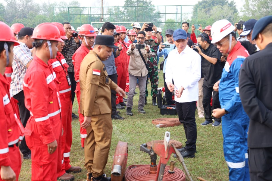 Siaga Karhutla Riau : Menteri LH Pimpin Apel Kesiapsiagaan, Zona Rokan Apresiasi Dukungan Pemerintah