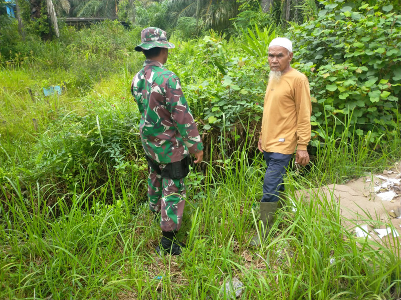 Giat Serda Iwan Sahputra Dalam Melaksanakan Antisipasi Karhutla