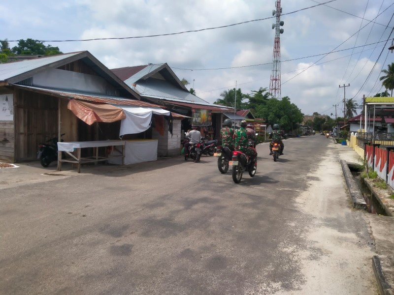 Pengamanan Idul Fitri 1446 H di Merbau, Bukti Nyata Kekompakan TNI-Polri