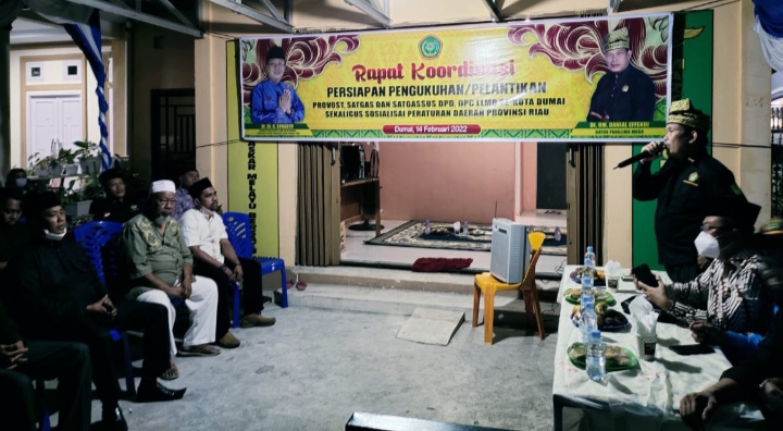 DPD LLMB Dumai Gelar Rapat Koordinasi Persiapan Pelantikan