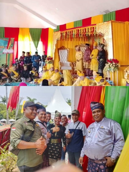 Dihadiri Ribuan Masyarakat dan Forkofinda, Penabalan Raja Luhak Rambah dr. H. Tengku Afrizal Dachlan Penuh Khidmat