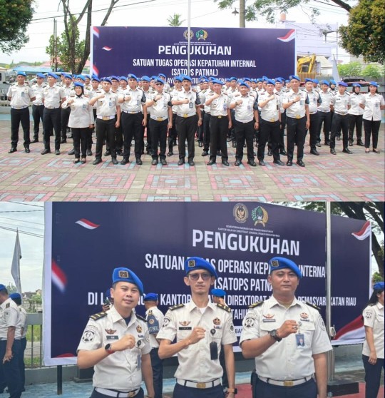 Pengukuhan Integritas Lapas, Petugas Sat Ops Patnal Resmi Dikukuhkan di Pekanbaru