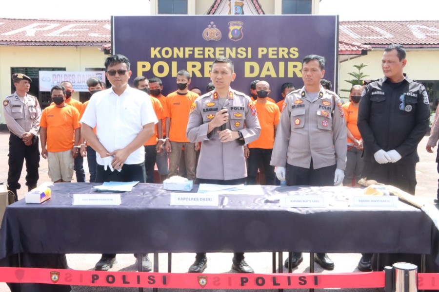 Polres Dairi Paparkan Hasil Ungkap Kasus Narkoba Sejak Bulan Januari, 43 Tersangka Turut Diamankan