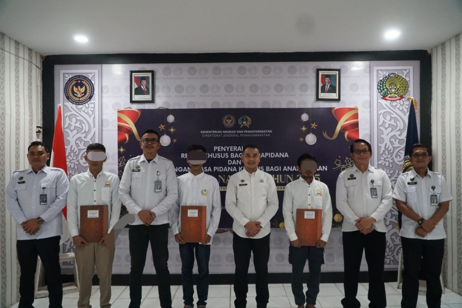 65 Warga Binaan Rutan Dumai Terima Remisi Khusus Natal Tahun 2025