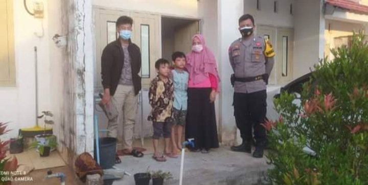 Temukan anak, Personil Polsek Kayen Serahkan ke Pihak Keluarga di Mayong Jepara
