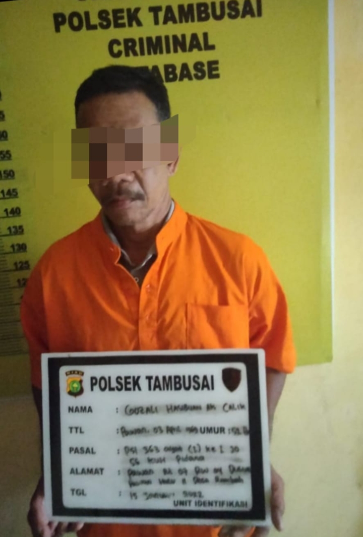 Personil Polres Rokan Hulu Berhasil Ringkus Pelaku Pencurian Hewan Ternak Sapi