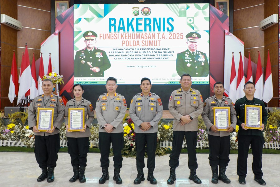Gelar Rakernis Kehumasan, Bidhumas Polda Sumut Perkuat Peran Humas sebagai Ujung Tombak Citra Polri