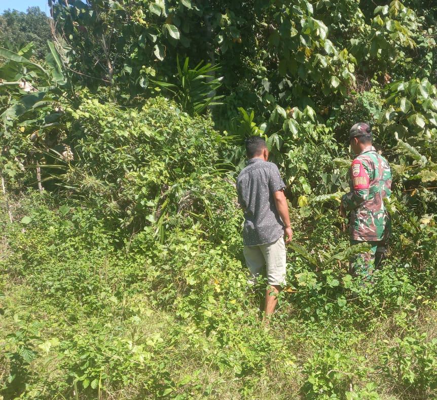 Gandeng Masyarakat, Babinsa Koramil 06/Merbau Terus Berupaya Cegah Karhutla
