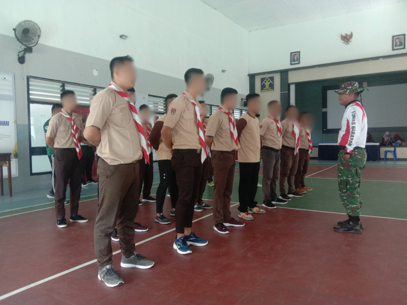 Bangun Karakter Positif Lewat Pramuka, Lapas Kelas IIB Pati Gandeng Kodim 0718/ Pati