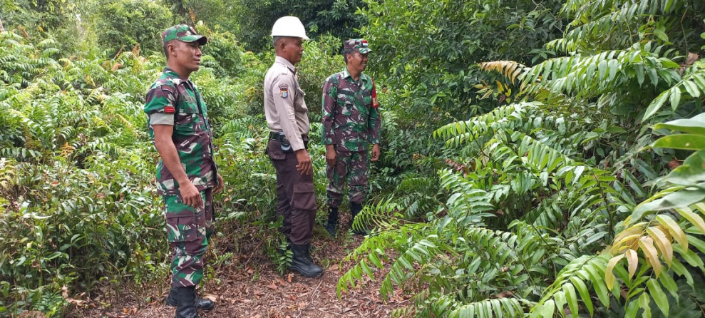 Monitoring Wilayah Oleh Babinsa Koramil 06 Merbau