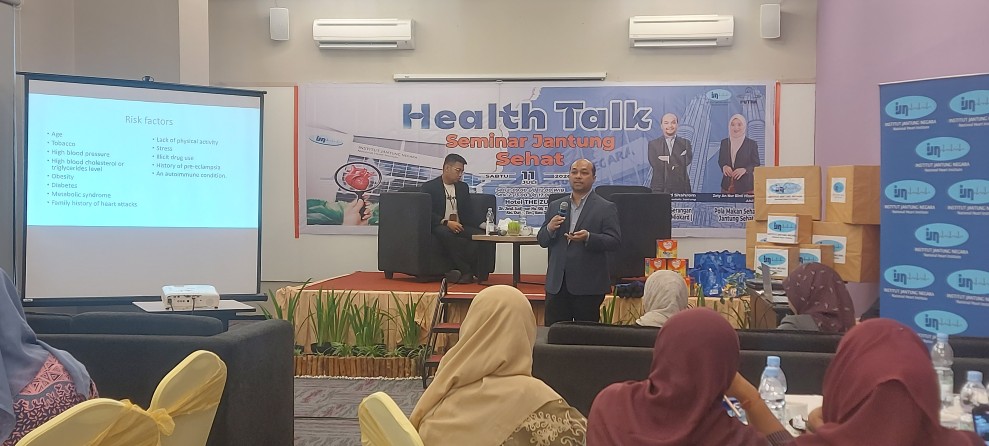IJN Malaysia dan RS Putra Melaka Edukasi Warga Dumai Lewat Seminar Jantung Sehat