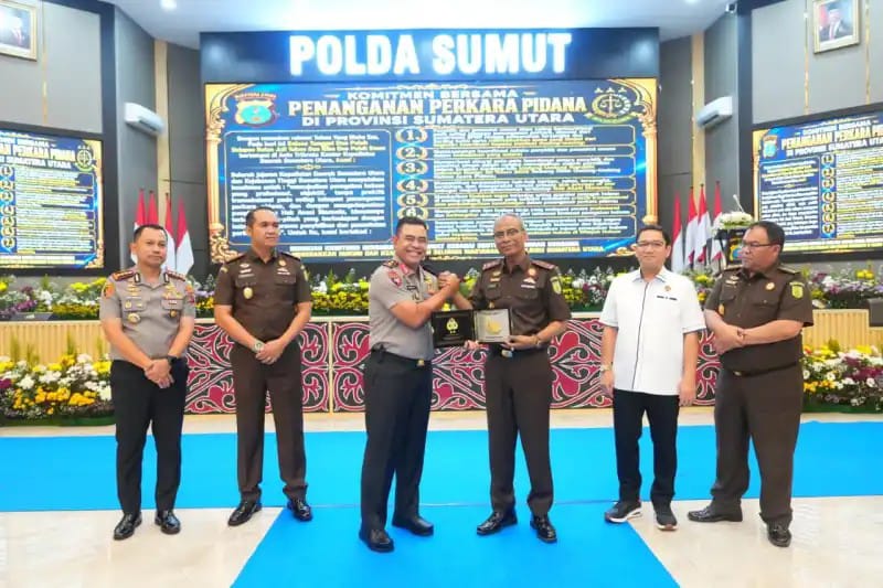 Polda Sumut-Kejati Sumut Teken MoU, Wujudkan Penegakan Hukum Profesional Tanpa Praktik Transaksional