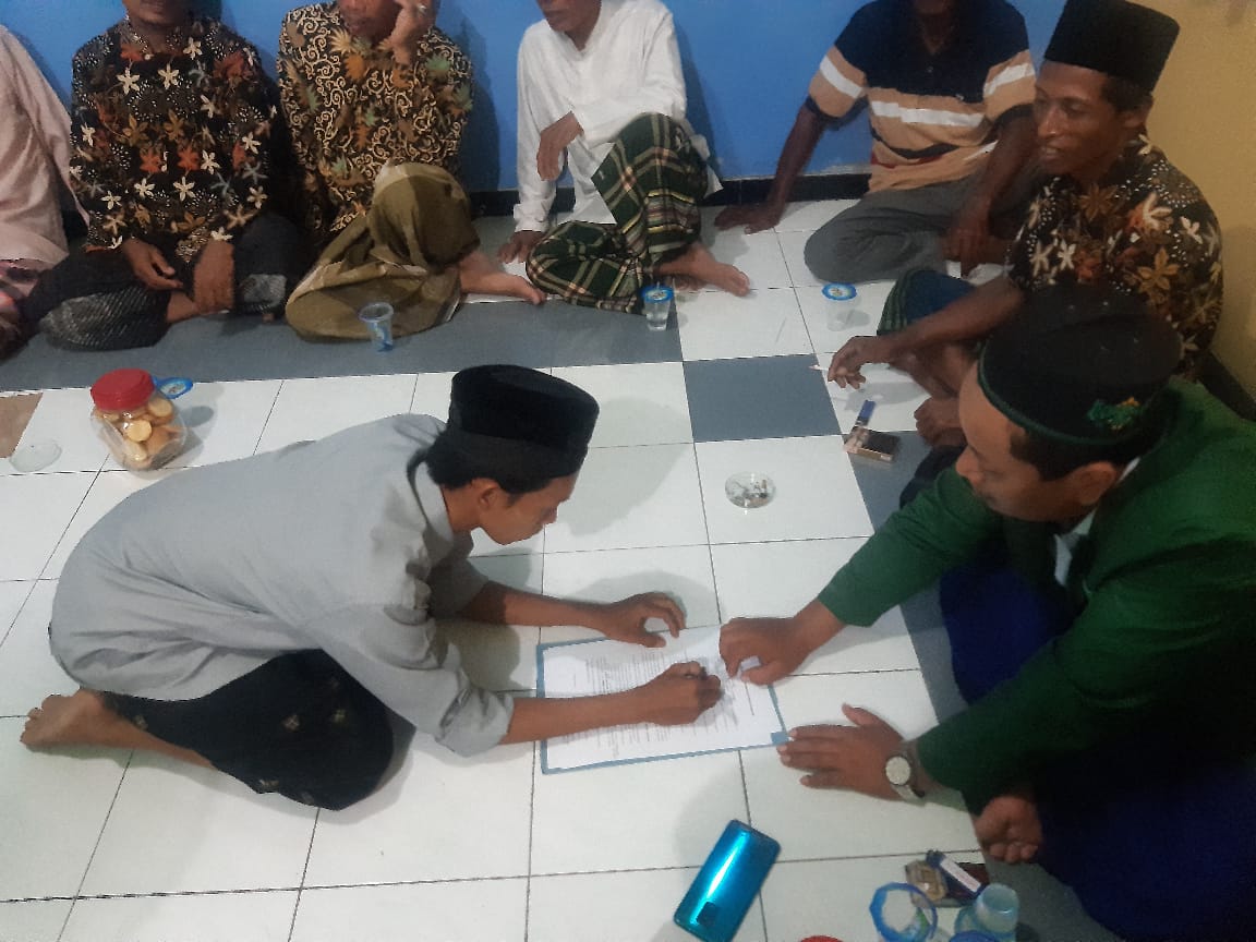 Ribut Disaat Malam Takbir, Pemuda Desa Karang Rowo Dan Wotan Akhirnya Sepakat Berdamai