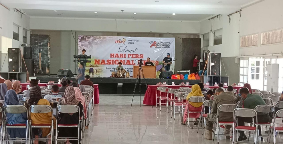 Anggota Kantor Media Bersama Gelar HPN 2025 di Gedung Korpri