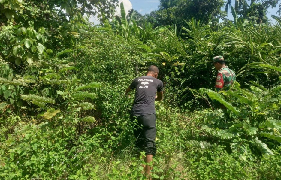 Warga Didorong Laporkan Titik Api, Babinsa Ingatkan Dampak Ekologis Karhutla