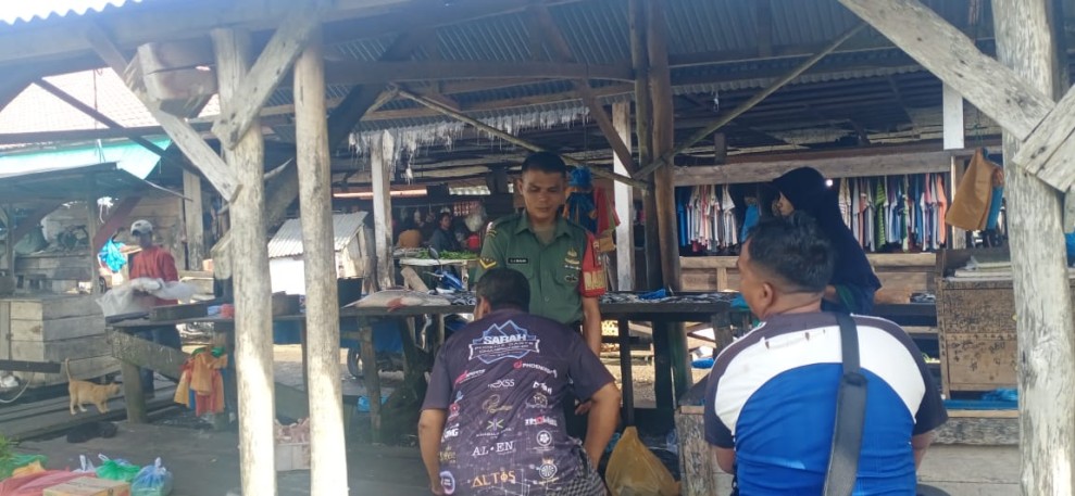 Ingatkan Nilai-nilai Pancasila, Babinsa Koramil 06/Merbau Temuin Warga Binaan