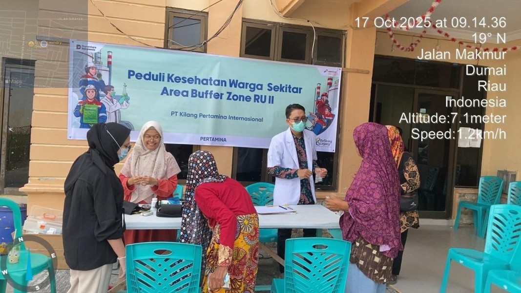 Kilang Pertamina Rutinkan Beri Pengobatan Gratis, Wujud Kepedulian untuk Kesehatan Masyarakat Sekitar Kilang