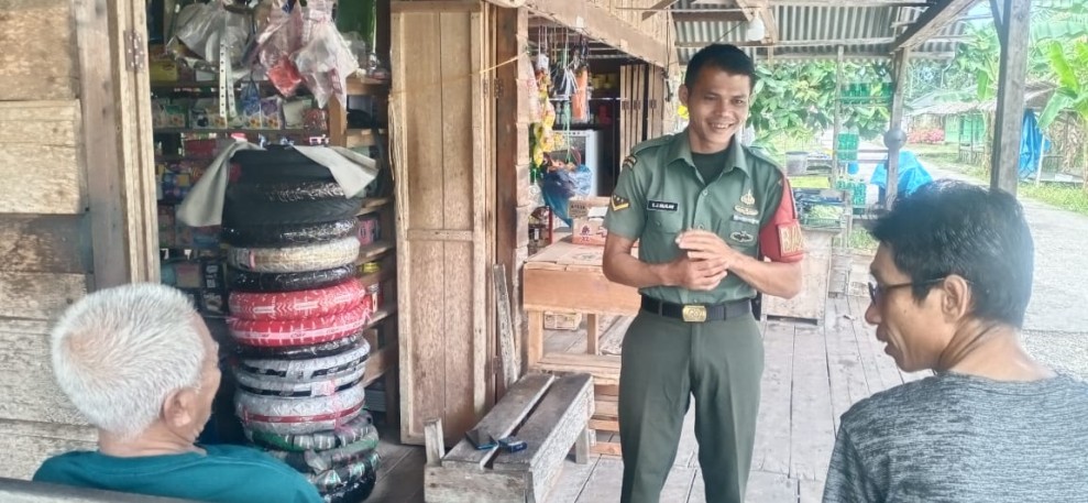 Nilai Pancasila Jadi Pondasi Hidup Bermasyarakat, Pesan Babinsa Serda Chanro