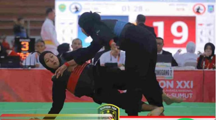 Pesilat Cantik Rizka Andini dari Sumut Melenggang ke Semifinal PON XXI, Pastikan Medali Perunggu