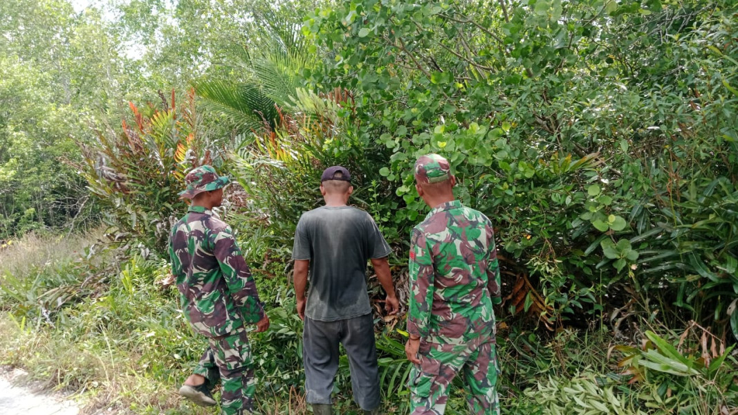 Sosialisasi Pencegahan Karhutla Babinsa Koramil 06 Merbau Mendapatkan Apresiasi Dari Masyarakat