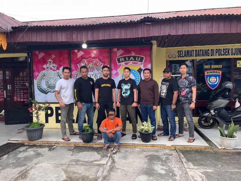 Polsek Ujung Batu Ungkap Kasus Narkotika, Amankan Pengedar Sabu 2,42 Gram