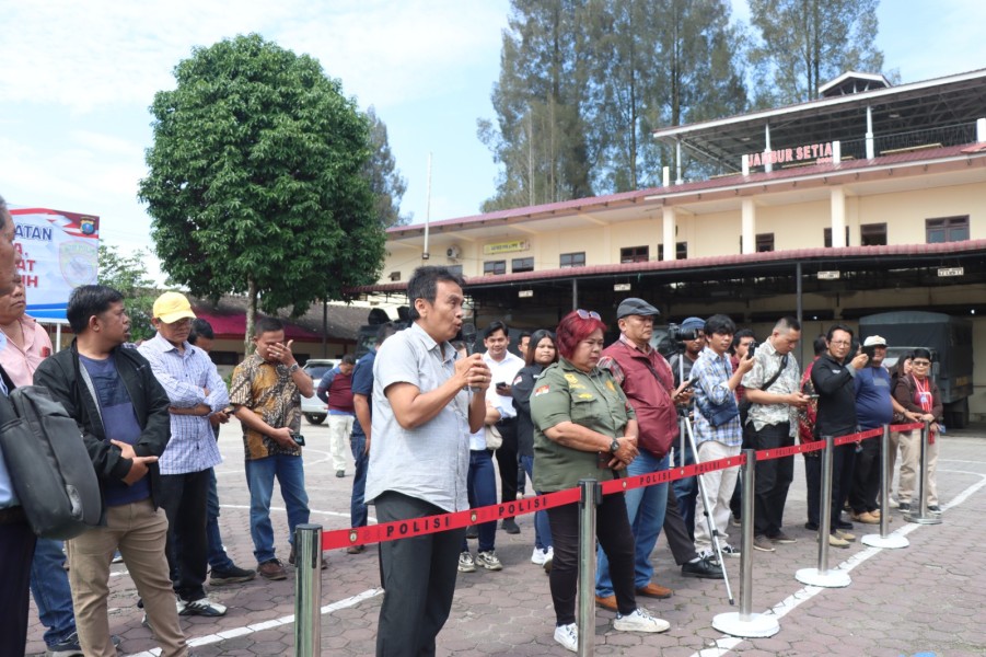Polres Karo Tuntaskan Puluhan Kasus dalam 100 Hari, Kapolres : Kami Tidak Bisa Bekerja Sendiri