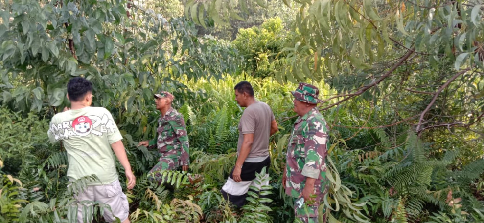 Himbauan Untuk Masyarakat Disampaikan Oleh Babinsa Koramil 06 Merbau Untuk Mencegah Karhutla