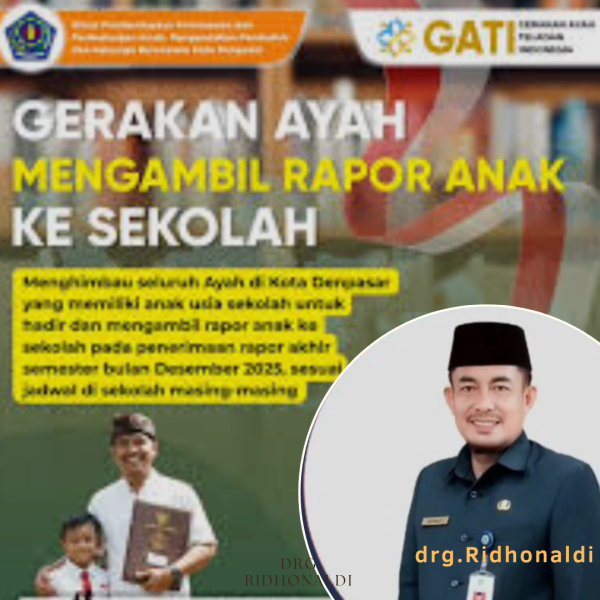 Program GATI, DPPKB Kota Dumai Sukseskan 'Gerakan Ayah Mengambil Rapor Anak ke Sekolah