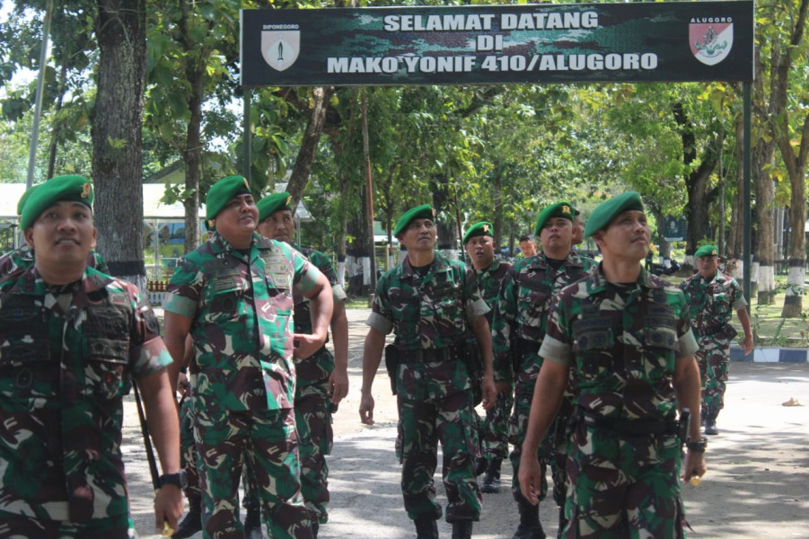 Komandan Korem 073/Makutarama Kunjungan Pengamanan Hari Raya Idul Fitri