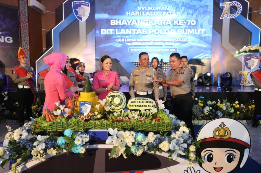 HUT ke-70 Lalu Lintas Bhayangkara, Kapolda Sumut Dorong Polantas Jadi Teladan Keselamatan