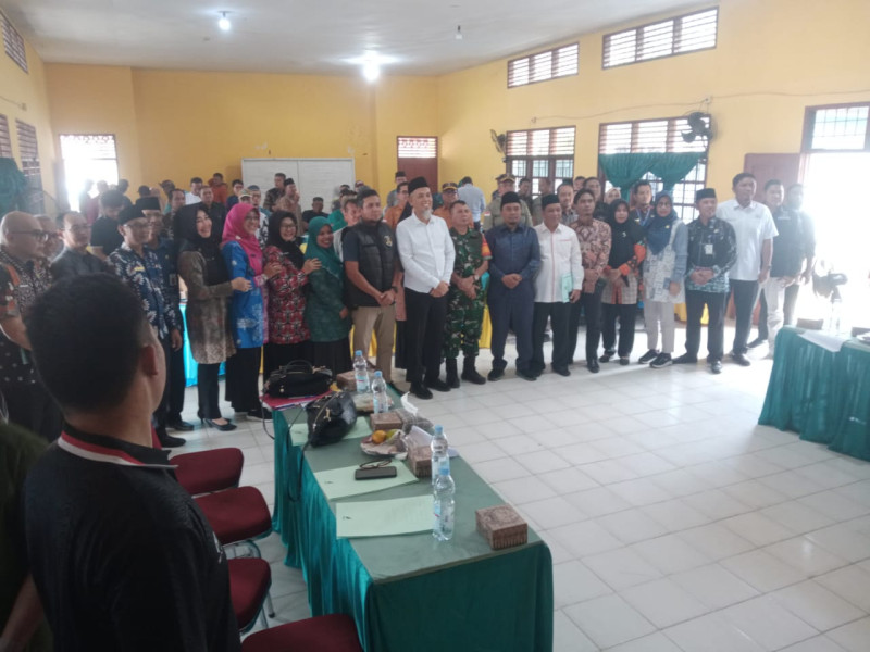 Danramil 02/BK Hadiri Musrenbang dan Rembuk Stunting di Bukit Kapur