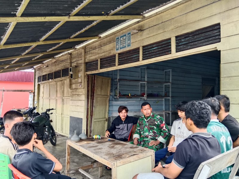 Pesan Babinsa Koramil 06/Merbau Kepada Pemuda
