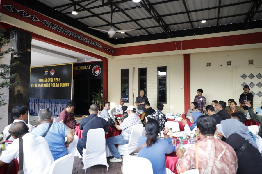 Silaturahmi Ditresnarkoba, Humas dan Wartawan Makan Bersama