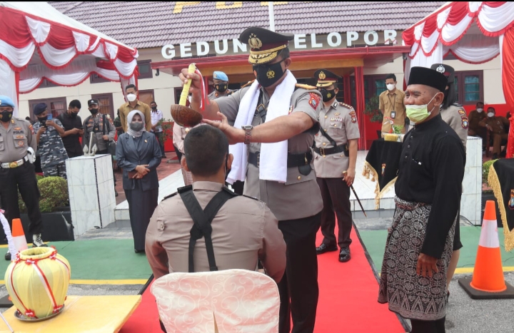 Upacara Pembukaan Pendidikan Pembentukan Bintara Polri Gelombang I TA 2022 di SPN Polda Kepri
