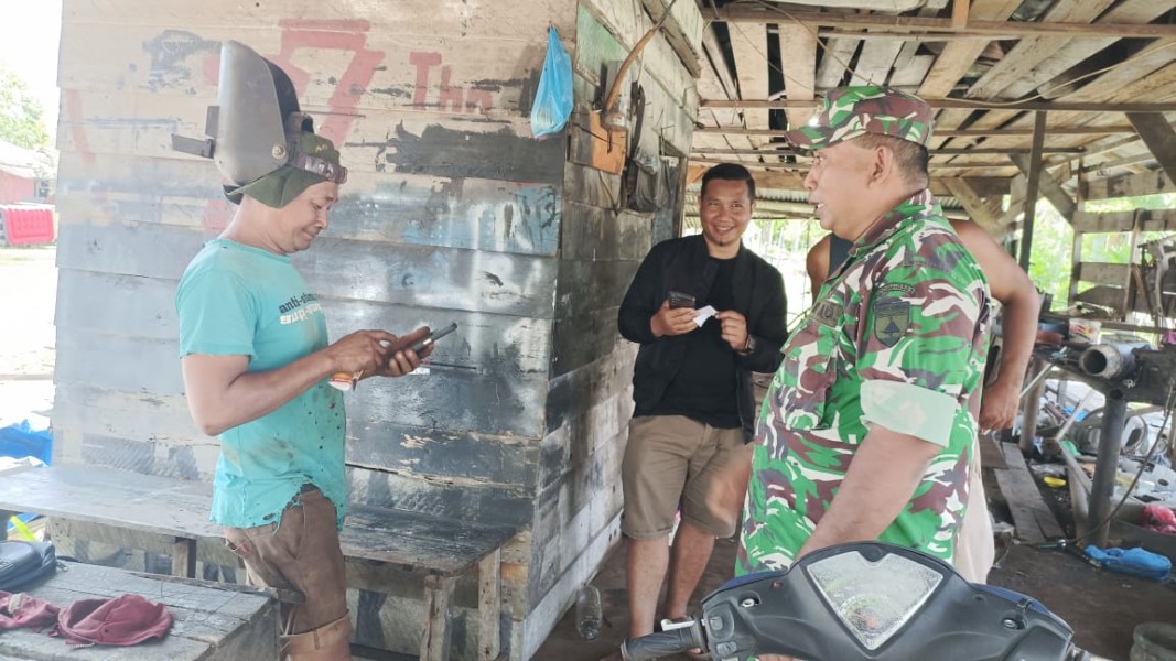 Sentuhan Babinsa di Merbau, Kebersamaan Warga Kian Terjaga