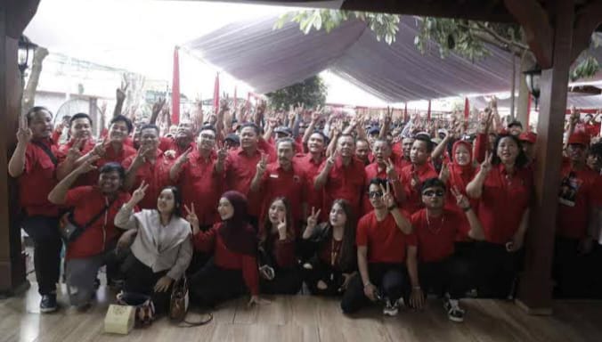 Konsolidasi di Dapil V, Ribuan Pendukung Siap Memenangkan Cabup Pati Wahyu - Suharyono