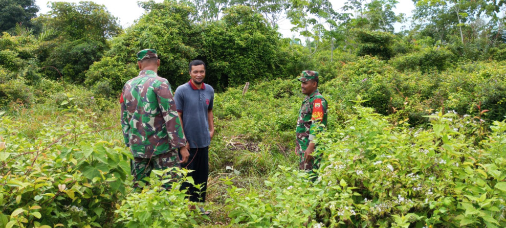 Babinsa Koramil 06/Merbau Gencar Sosialisasi Bahaya Karhutla