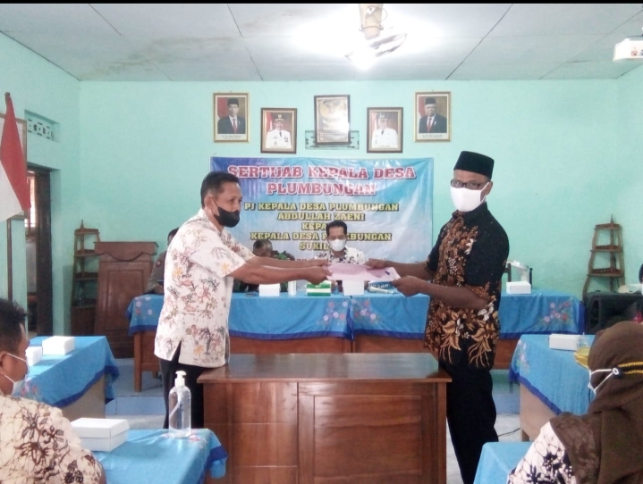 Sertijab Kepala Desa Plumbungan, Kecamatan Gabus, Periode Tahun 2021 - 2027