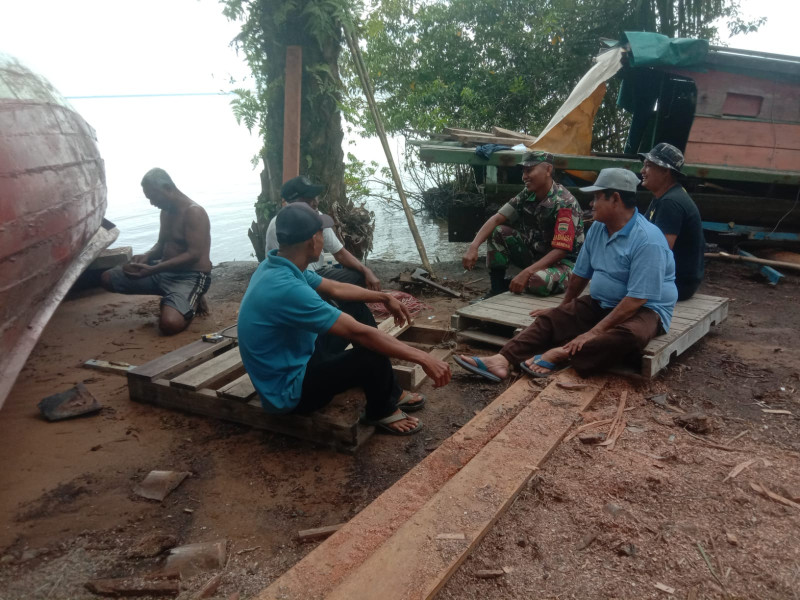 Sertu Ramli Sampaikan Bahwa Masyarakat Harus Waspada, Jangan Bakar Lahan