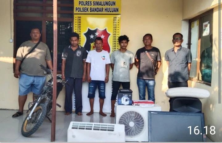 Gerak Cepat! Reskrim Polsek Bandar Huluan Ringkus Tiga Pelaku Curat dalam Satu Malam, Kerugian Korban Capai Rp 14,5 Juta