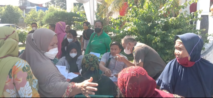 Forkopimda Rohul Bersama Kapolri (Daring) Menggelar Gerai Vaksin Presisi