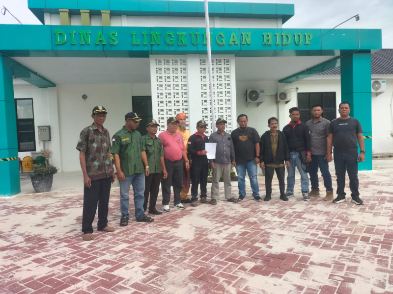 Sungai Nerbit Kecil Ditimbun, DLH Dumai dan Masyarakat Tinjau Lokasi Untuk Pembuktian
