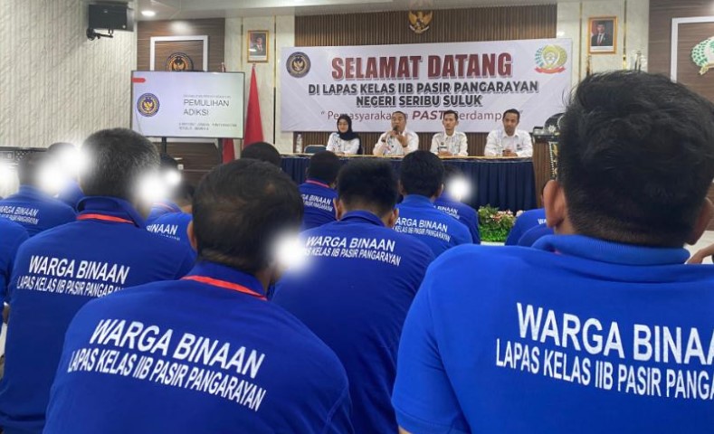 Program Lapas Kelas IIB Pasir Pengaraian, Seminar Adiksi Dukung Pemulihan WBP