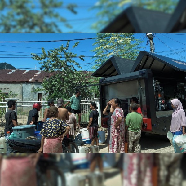 Brimob Sumut Hadirkan Kehidupan di Tengah Krisis Air di Sibuluan Nauli